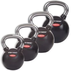 Sport-Thieme Kettlebell-Set "Gummiert Mit Glattem Chrom-Griff" 6 Sport-Thieme Kettlebell-Set "Gummiert Mit Glattem Chrom-Griff" -Sport Thieme Verkäufe 132 0826