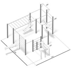 Playparc Calisthenics-Anlage "Allround" -Sport Thieme Verkäufe 135 1907 6