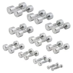 Sport-Thieme Kompakthantel-Set "Chrom"