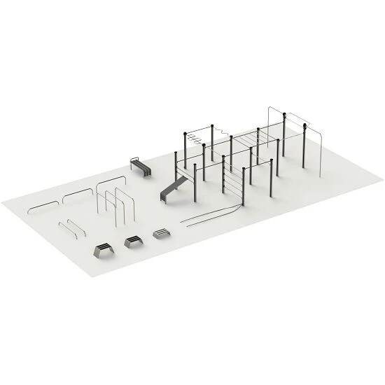 Turnbar Outdoor-Fitnessgerät "Giant" 1 Turnbar Outdoor-Fitnessgerät "Giant"