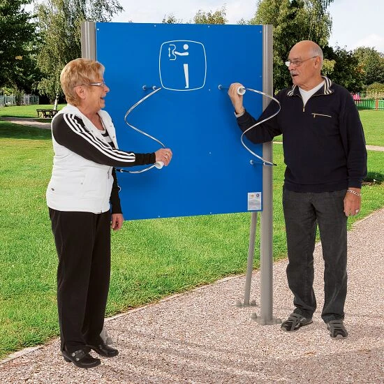 Agapito Outdoor-Fitnessgerät "Koordinationsspiel" 2 Agapito Outdoor-Fitnessgerät "Koordinationsspiel" – Bild 2