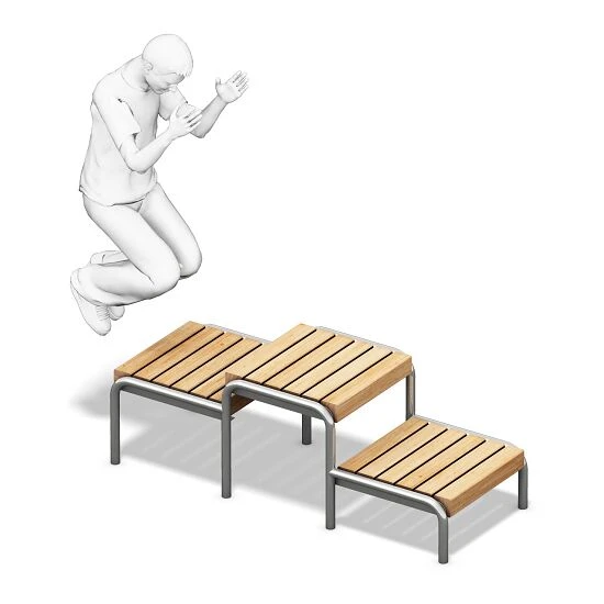 Playparc Calisthenics-Anlage "Squat-Plattform" 4 Playparc Calisthenics-Anlage "Squat-Plattform" – Bild 4