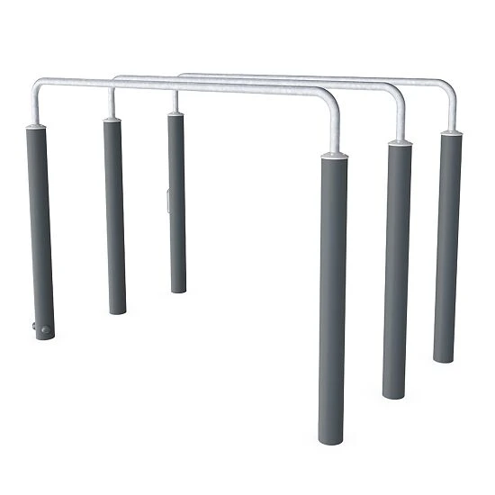 Kompan Outdoor-Fitnessgerät "3-fach Barren" 1 Kompan Outdoor-Fitnessgerät "3-fach Barren"