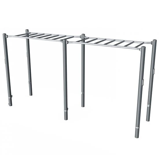 Kompan Outdoor-Fitnessgerät "Hangelstrecke" 1 Kompan Outdoor-Fitnessgerät "Hangelstrecke"