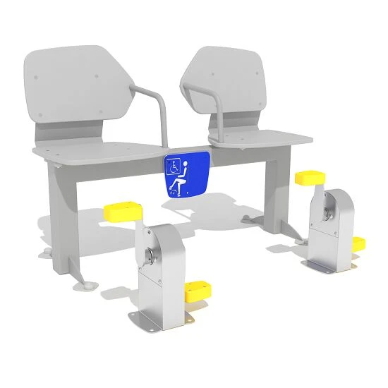 Agapito Outdoor-Fitnessgerät "Sitzbank Mit Pedalen" 1 Agapito Outdoor-Fitnessgerät "Sitzbank Mit Pedalen"