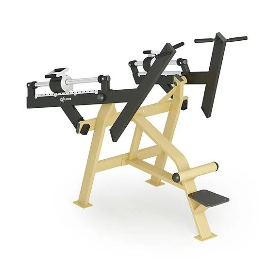 Explode Outdoor-Fitnessgerät "Latzug Maschine" 1 Explode Outdoor-Fitnessgerät "Latzug Maschine"